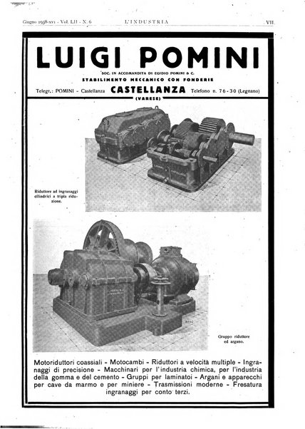 L'industria rivista tecnica ed economica illustrata