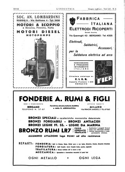 L'industria rivista tecnica ed economica illustrata