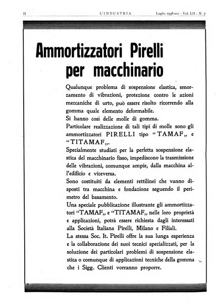 L'industria rivista tecnica ed economica illustrata