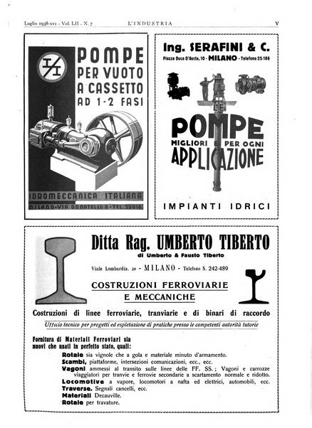 L'industria rivista tecnica ed economica illustrata