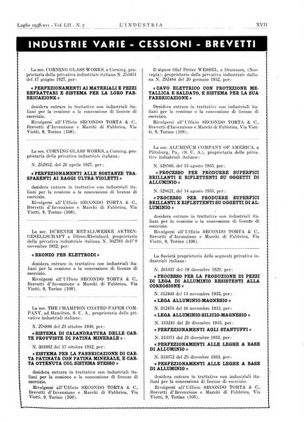 L'industria rivista tecnica ed economica illustrata