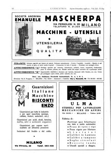 L'industria rivista tecnica ed economica illustrata