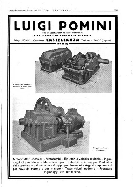 L'industria rivista tecnica ed economica illustrata