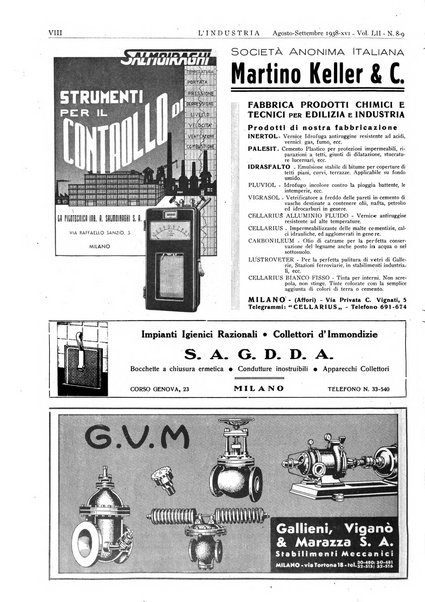 L'industria rivista tecnica ed economica illustrata