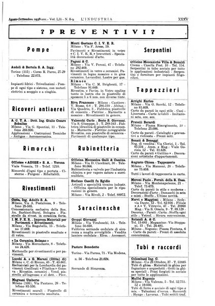 L'industria rivista tecnica ed economica illustrata