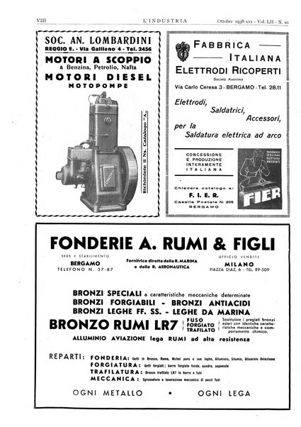 L'industria rivista tecnica ed economica illustrata