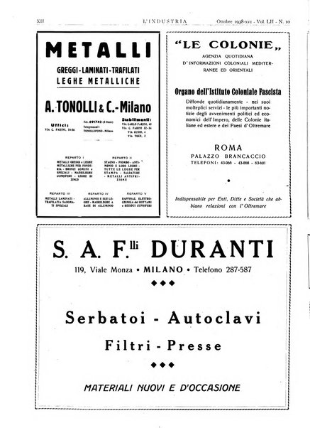 L'industria rivista tecnica ed economica illustrata