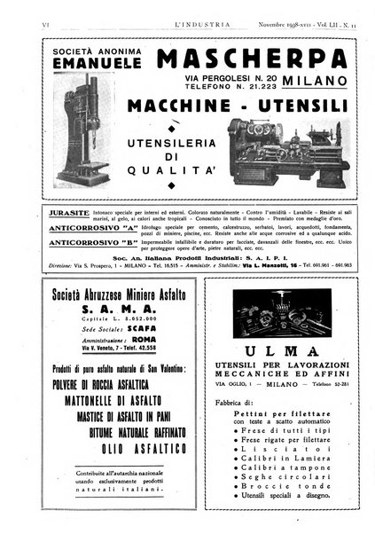 L'industria rivista tecnica ed economica illustrata