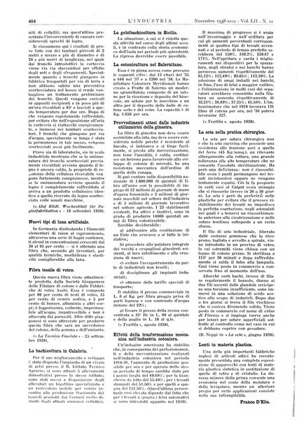 L'industria rivista tecnica ed economica illustrata