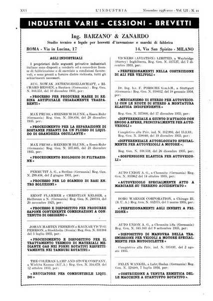 L'industria rivista tecnica ed economica illustrata