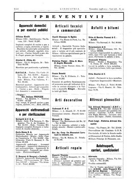 L'industria rivista tecnica ed economica illustrata