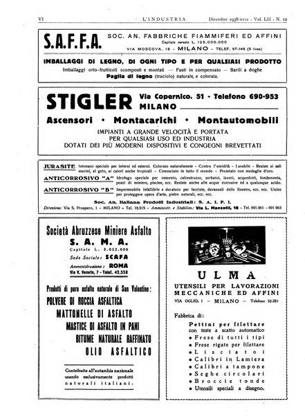 L'industria rivista tecnica ed economica illustrata