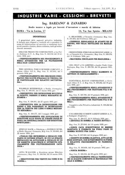 L'industria rivista tecnica ed economica illustrata