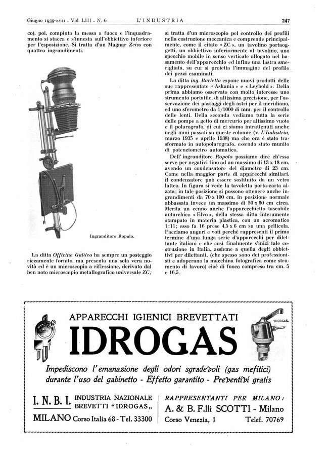 Microscopio professionale Officine Galileo anni '50 - Annunci Ragusa