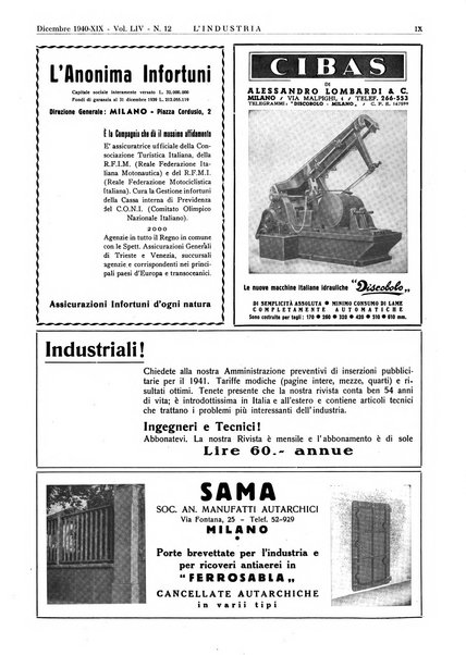 L'industria rivista tecnica ed economica illustrata