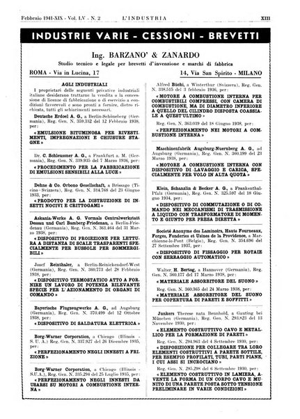 L'industria rivista tecnica ed economica illustrata