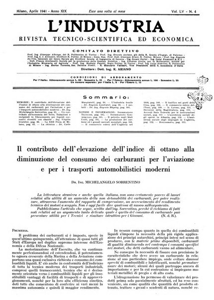 L'industria rivista tecnica ed economica illustrata