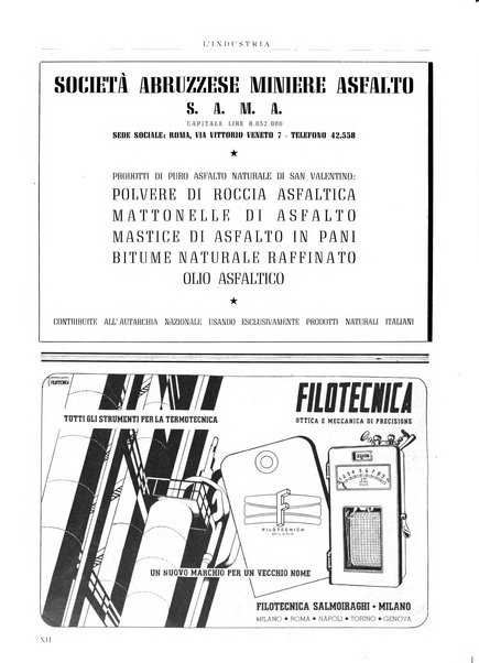 L'industria rivista tecnica ed economica illustrata