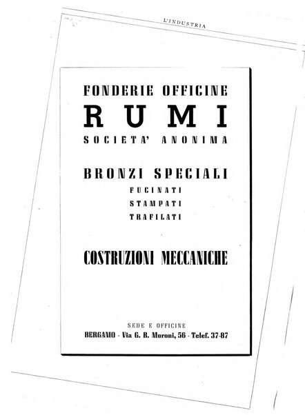 L'industria rivista tecnica ed economica illustrata