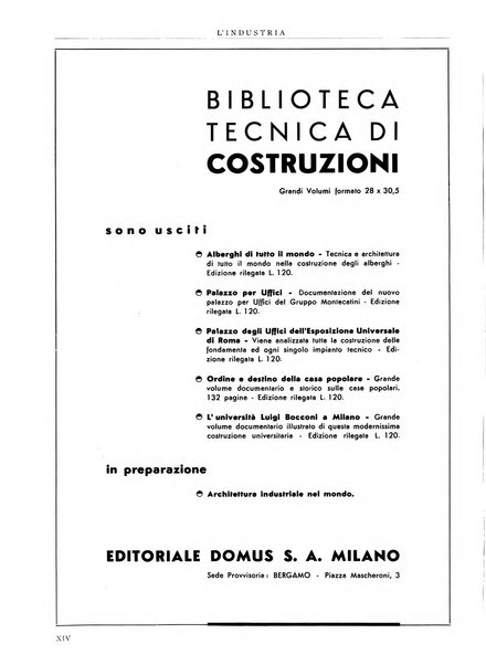 L'industria rivista tecnica ed economica illustrata