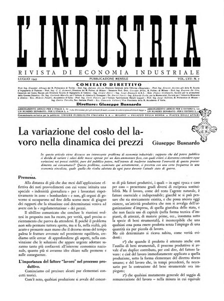 L'industria rivista tecnica ed economica illustrata