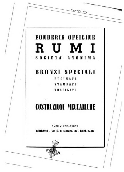 L'industria rivista tecnica ed economica illustrata