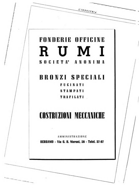 L'industria rivista tecnica ed economica illustrata