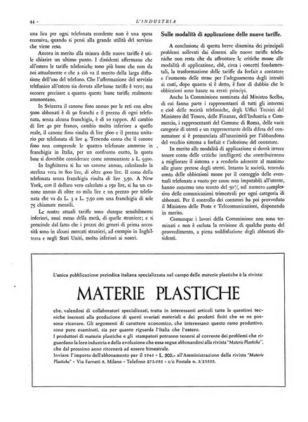 L'industria rivista tecnica ed economica illustrata