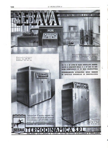 L'industria rivista tecnica ed economica illustrata