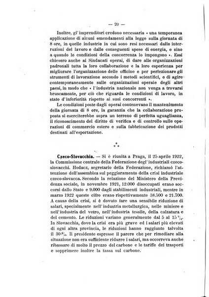 Informazioni sociali pubblicazione mensile curata dall'Ufficio corrispondente di Roma dell'Ufficio internazionale del lavoro, Ginevra