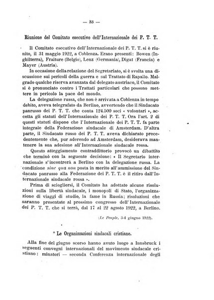 Informazioni sociali pubblicazione mensile curata dall'Ufficio corrispondente di Roma dell'Ufficio internazionale del lavoro, Ginevra