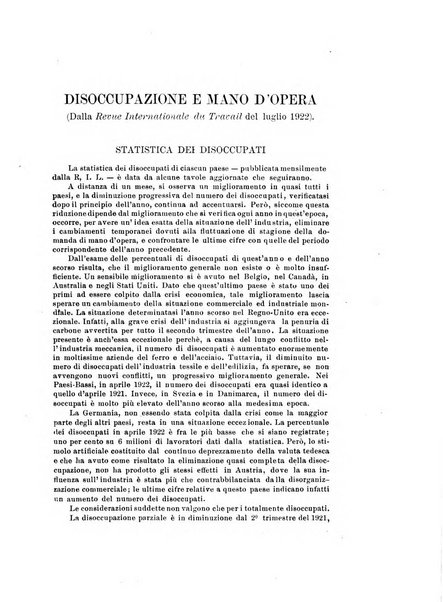 Informazioni sociali pubblicazione mensile curata dall'Ufficio corrispondente di Roma dell'Ufficio internazionale del lavoro, Ginevra