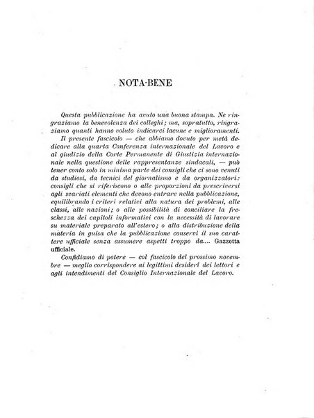 Informazioni sociali pubblicazione mensile curata dall'Ufficio corrispondente di Roma dell'Ufficio internazionale del lavoro, Ginevra