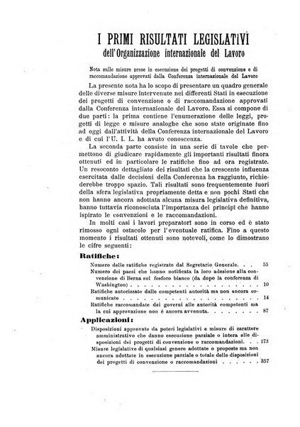 Informazioni sociali pubblicazione mensile curata dall'Ufficio corrispondente di Roma dell'Ufficio internazionale del lavoro, Ginevra