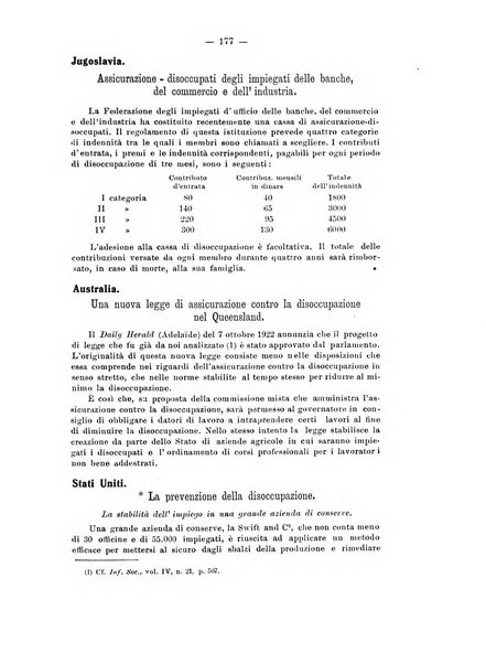 Informazioni sociali pubblicazione mensile curata dall'Ufficio corrispondente di Roma dell'Ufficio internazionale del lavoro, Ginevra