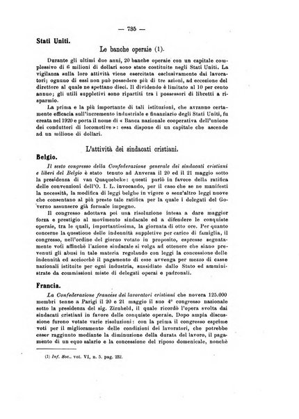 Informazioni sociali pubblicazione mensile curata dall'Ufficio corrispondente di Roma dell'Ufficio internazionale del lavoro, Ginevra