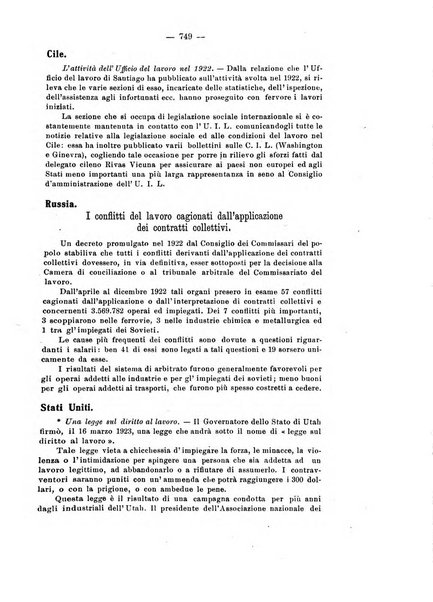 Informazioni sociali pubblicazione mensile curata dall'Ufficio corrispondente di Roma dell'Ufficio internazionale del lavoro, Ginevra