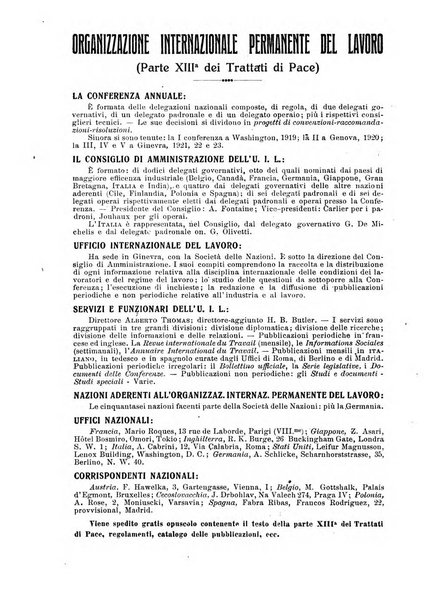 Informazioni sociali pubblicazione mensile curata dall'Ufficio corrispondente di Roma dell'Ufficio internazionale del lavoro, Ginevra