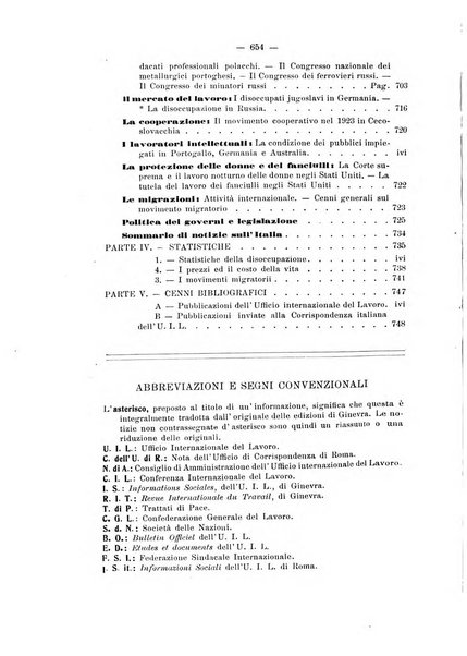 Informazioni sociali pubblicazione mensile curata dall'Ufficio corrispondente di Roma dell'Ufficio internazionale del lavoro, Ginevra