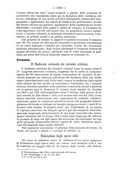 Informazioni sociali pubblicazione mensile curata dall'Ufficio corrispondente di Roma dell'Ufficio internazionale del lavoro, Ginevra