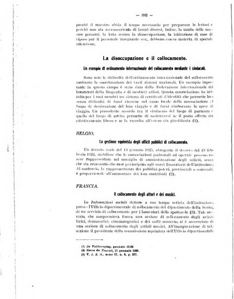 Informazioni sociali pubblicazione mensile curata dall'Ufficio corrispondente di Roma dell'Ufficio internazionale del lavoro, Ginevra