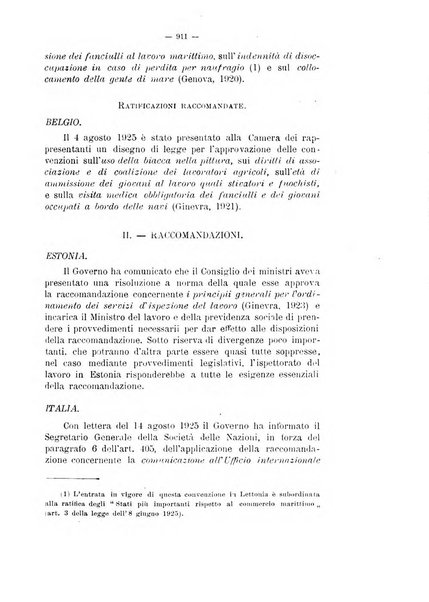 Informazioni sociali pubblicazione mensile curata dall'Ufficio corrispondente di Roma dell'Ufficio internazionale del lavoro, Ginevra