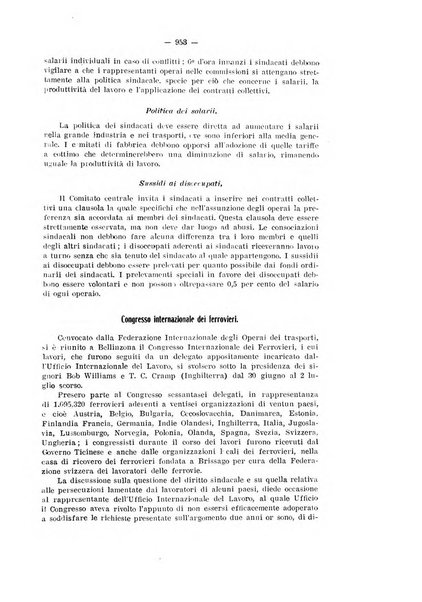 Informazioni sociali pubblicazione mensile curata dall'Ufficio corrispondente di Roma dell'Ufficio internazionale del lavoro, Ginevra