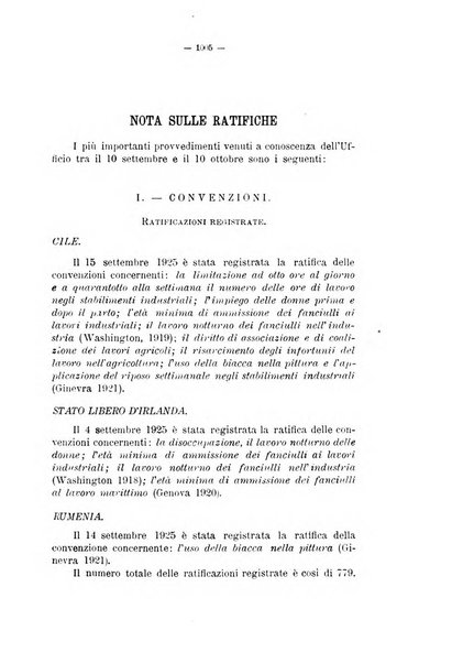 Informazioni sociali pubblicazione mensile curata dall'Ufficio corrispondente di Roma dell'Ufficio internazionale del lavoro, Ginevra