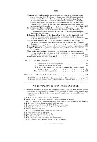 Informazioni sociali pubblicazione mensile curata dall'Ufficio corrispondente di Roma dell'Ufficio internazionale del lavoro, Ginevra