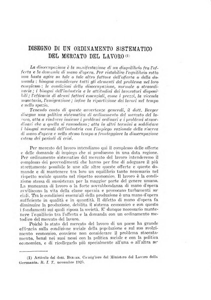 Informazioni sociali pubblicazione mensile curata dall'Ufficio corrispondente di Roma dell'Ufficio internazionale del lavoro, Ginevra