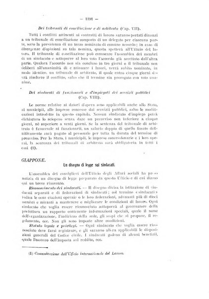 Informazioni sociali pubblicazione mensile curata dall'Ufficio corrispondente di Roma dell'Ufficio internazionale del lavoro, Ginevra