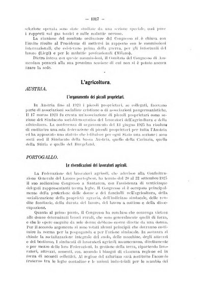 Informazioni sociali pubblicazione mensile curata dall'Ufficio corrispondente di Roma dell'Ufficio internazionale del lavoro, Ginevra