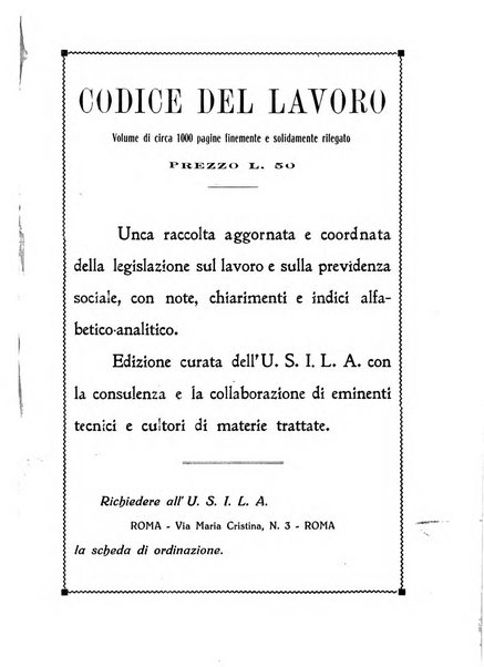 Informazioni sociali pubblicazione mensile curata dall'Ufficio corrispondente di Roma dell'Ufficio internazionale del lavoro, Ginevra