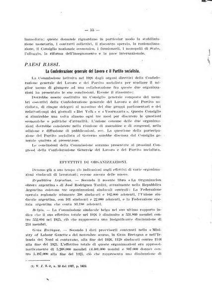 Informazioni sociali pubblicazione mensile curata dall'Ufficio corrispondente di Roma dell'Ufficio internazionale del lavoro, Ginevra